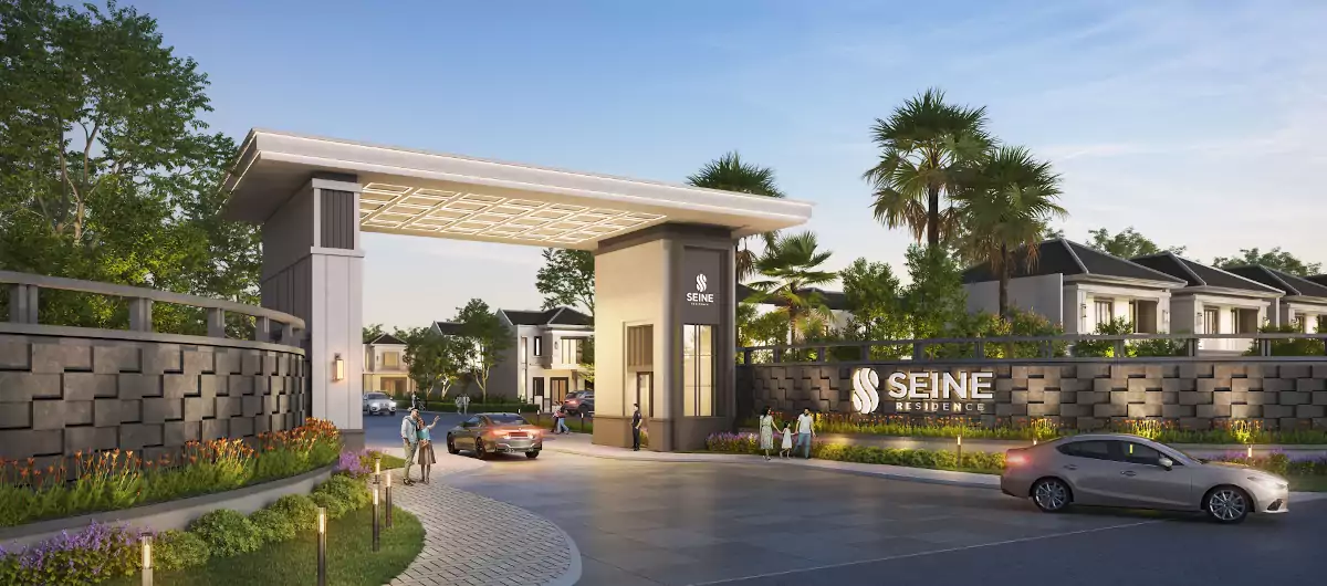 seine-residence-main-gate Seine Residence Grand City Samarinda